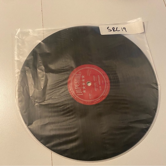 Slim Whitman - Restless Heart / Song Of The Old Water Wheel 1950 Shellac, 10" - Picture 5 of 5